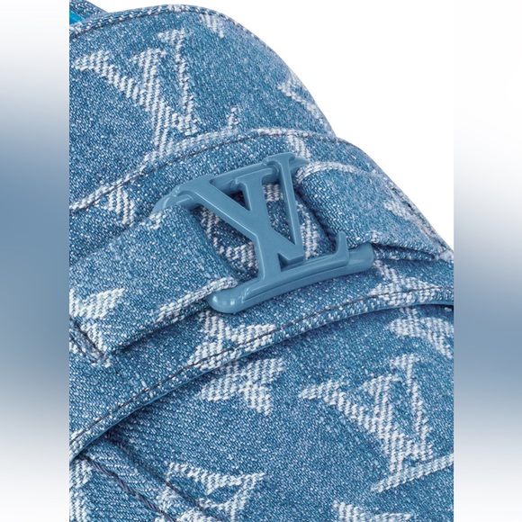 NEW Louis Vuitton Men’s Denim Estate Loafer - US 9 - Picture 5 of 7